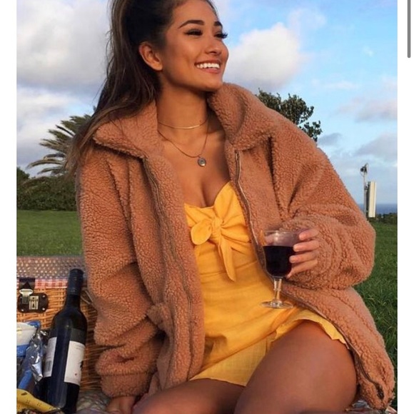 White Fox Teddy Jacket - Picture 2 of 2